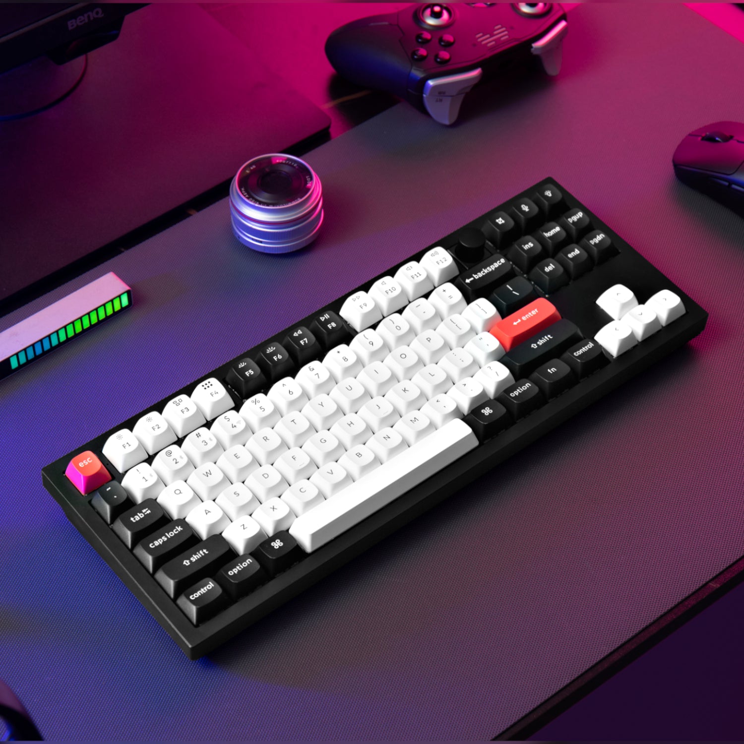 Keychron Q3 HE QMK 80% Wireless Custom Mechanical Keyboard (Nebula Switch) – Carbon Black – image 4