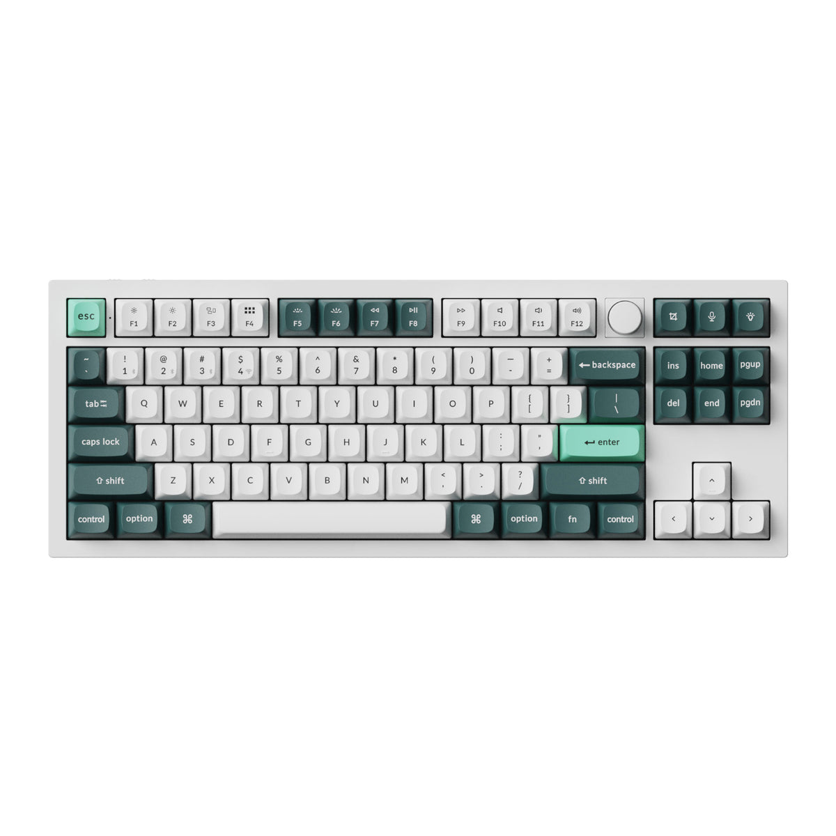 Keychron Q3 HE QMK 80% Wireless Custom Mechanical Keyboard (Nebula Switch) - Shell White – image 2