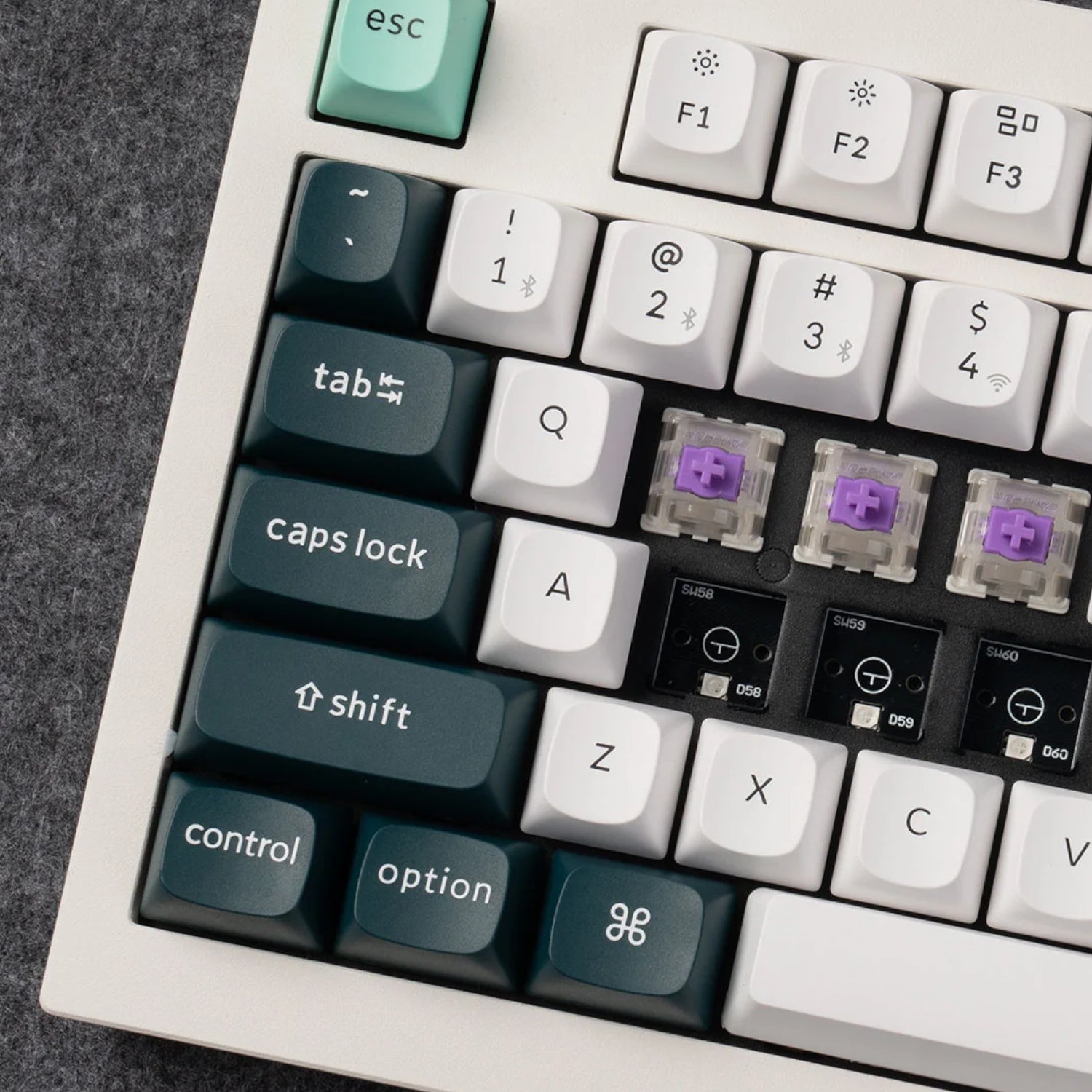 Keychron Q3 HE QMK 80% Wireless Custom Mechanical Keyboard (Nebula Switch) - Shell White – image 5