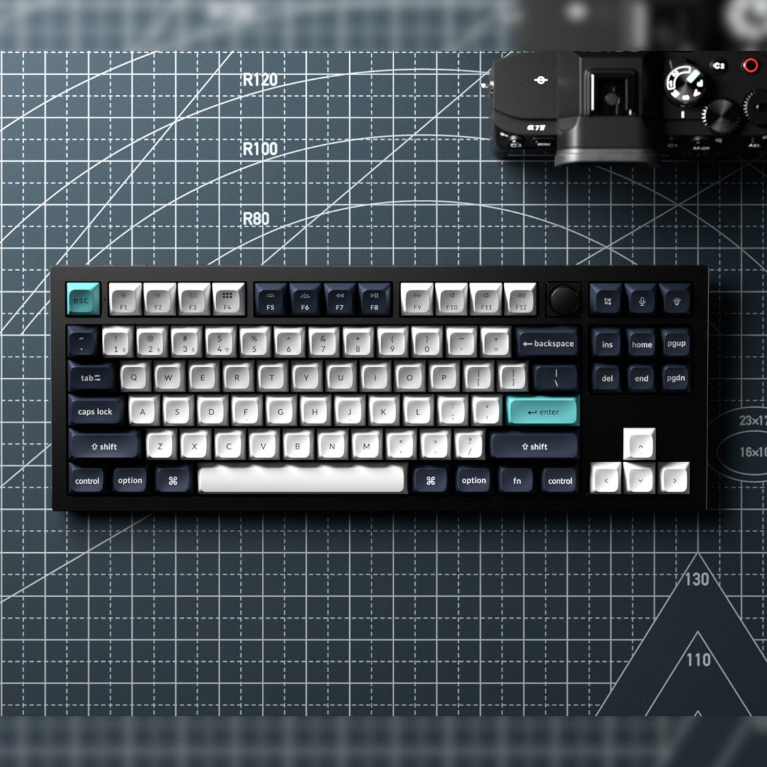 Keychron Q3 Max QMK/VIA 80% Wireless Custom Mechanical Keyboard (Banana Switch) - Carbon Black - image 5