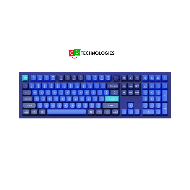 Keychron Q6 100% Red G Pro Switches Aluminium RGB Wired Keyboard – Blue