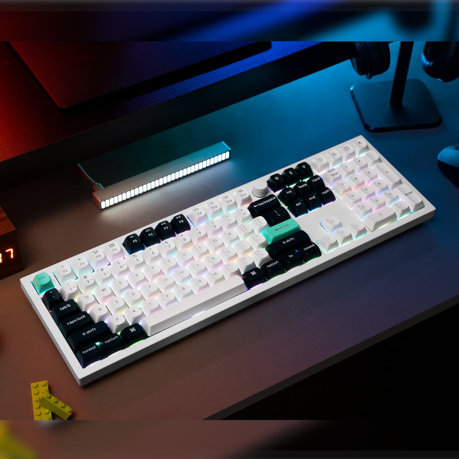 Keychron Q6 HE QMK Full-size Wireless Custom Mechanical Keyboard (Nebula Switch) – Shell White – image 4