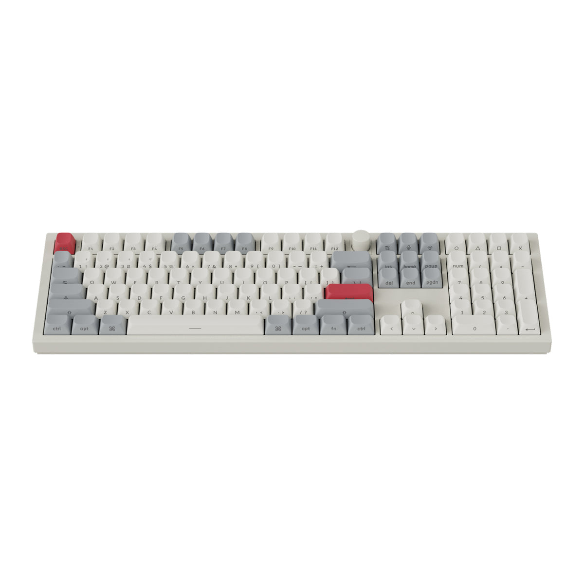 Keychron Q6 Max QMK/VIA Wireless Custom Mechanical Keyboard OSA Gateron Red Jupiter Switches - Shell White – image 2