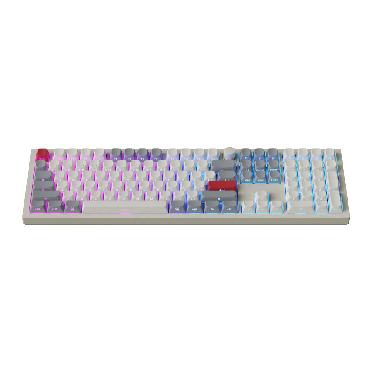 Keychron Q6 Max QMK/VIA Wireless Custom Mechanical Keyboard OSA Gateron Red Jupiter Switches - Shell White – image 3