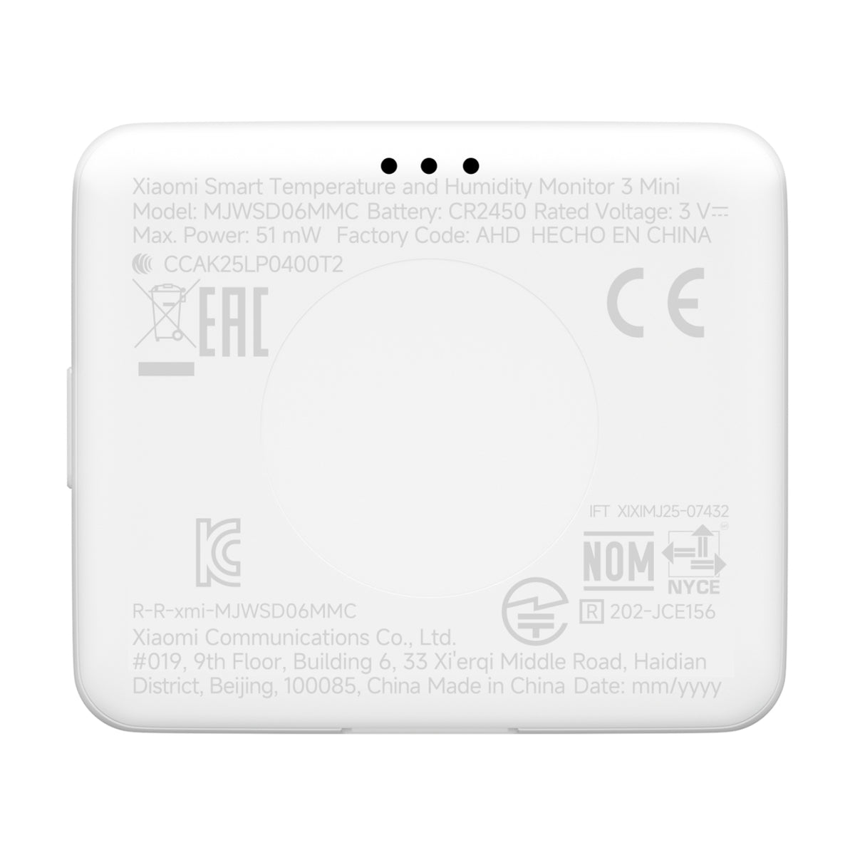 Xiaomi Smart Temperature and Humidity Monitor 3 Mini – image 4