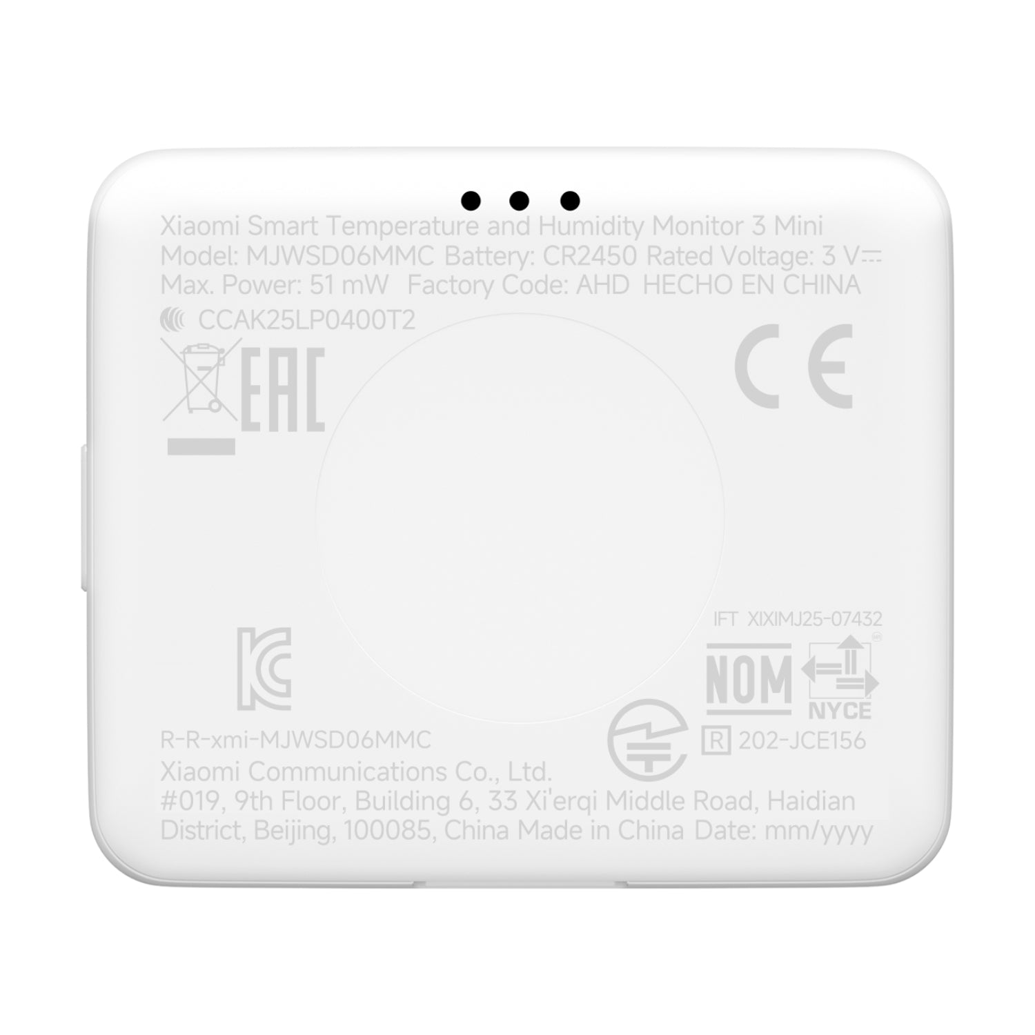 Xiaomi Smart Temperature and Humidity Monitor 3 Mini – image 4