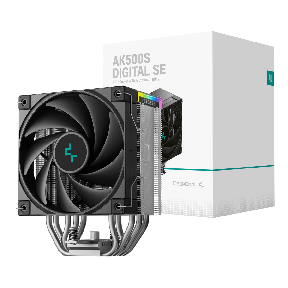 DeepCool AK500S Digital SE 120mm Air CPU Cooler - Silver/Black