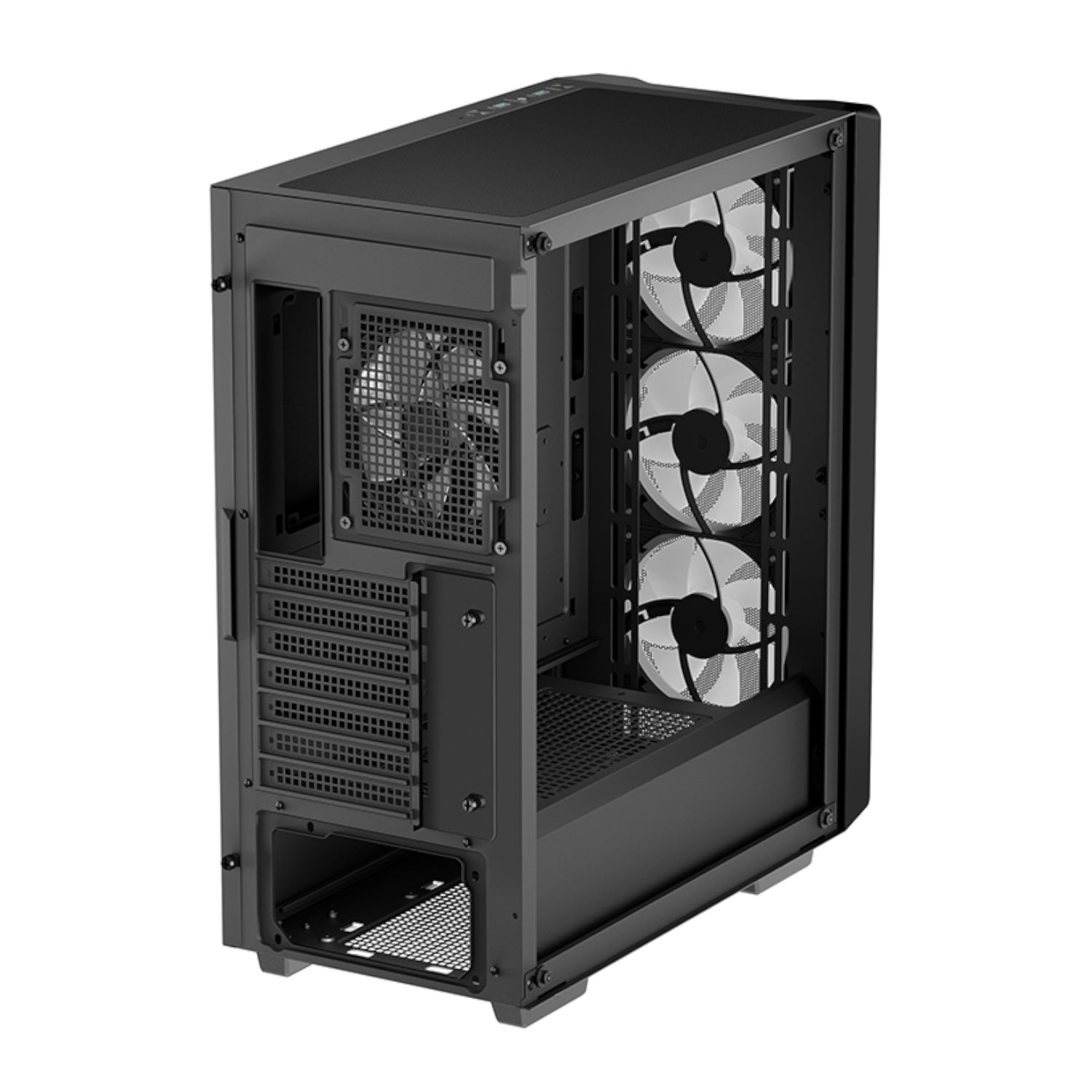 DeepCool CC560 MESH V2 ATX Mid Tower Airflow Gaming Chassis – Black – image 4