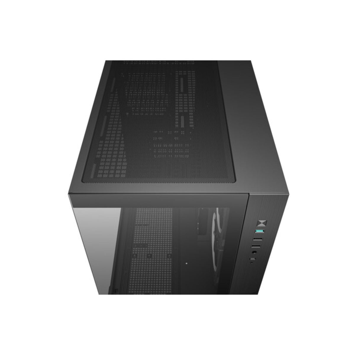 Deepcool CG330 3F Panoramic Dual-Chamber Micro-ATX Gaming Chassis - Black – image 5