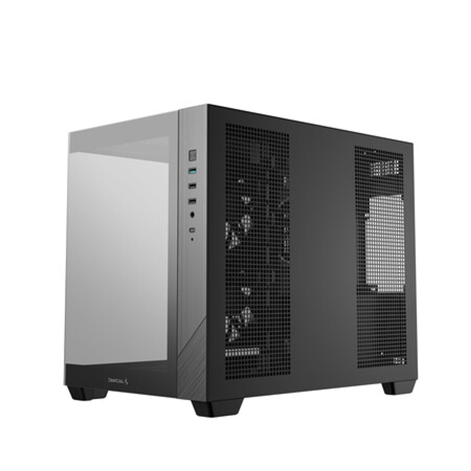 Deepcool CG330 3F Panoramic Dual-Chamber Micro-ATX Gaming Chassis - Black – image 6