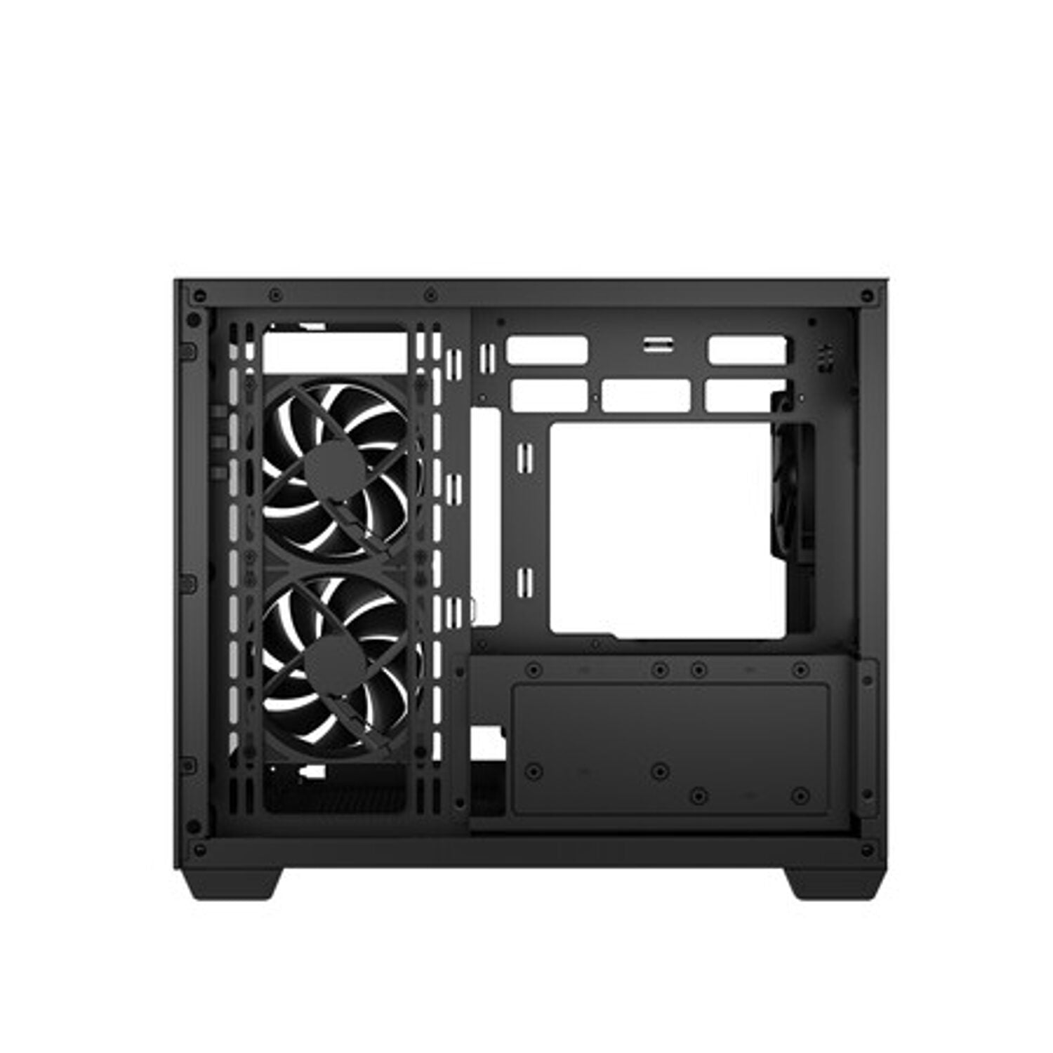Deepcool CG330 3F Panoramic Dual-Chamber Micro-ATX Gaming Chassis - Black – image 10
