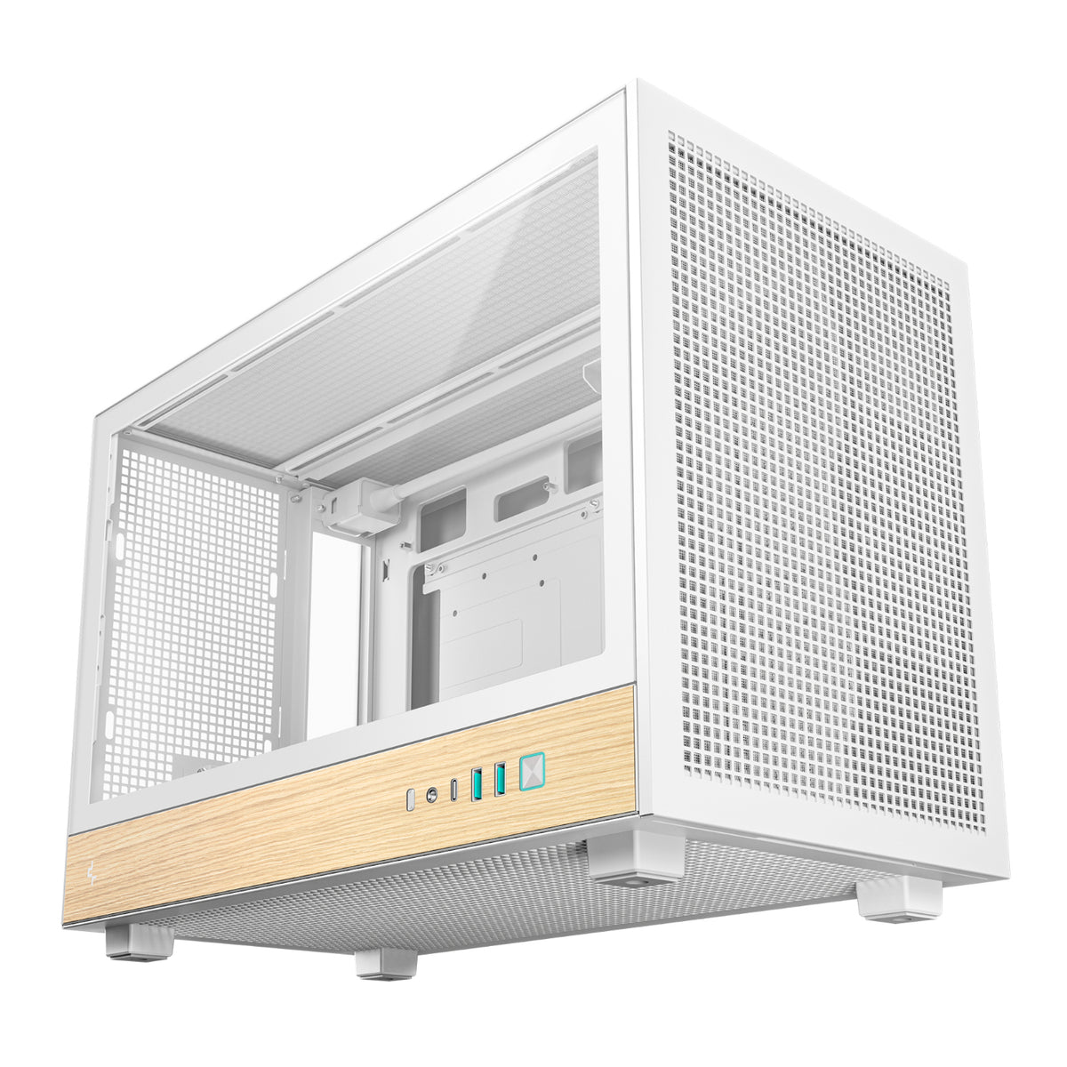 DeepCool CH260 Wood mATX Gaming Chassis White – image 6