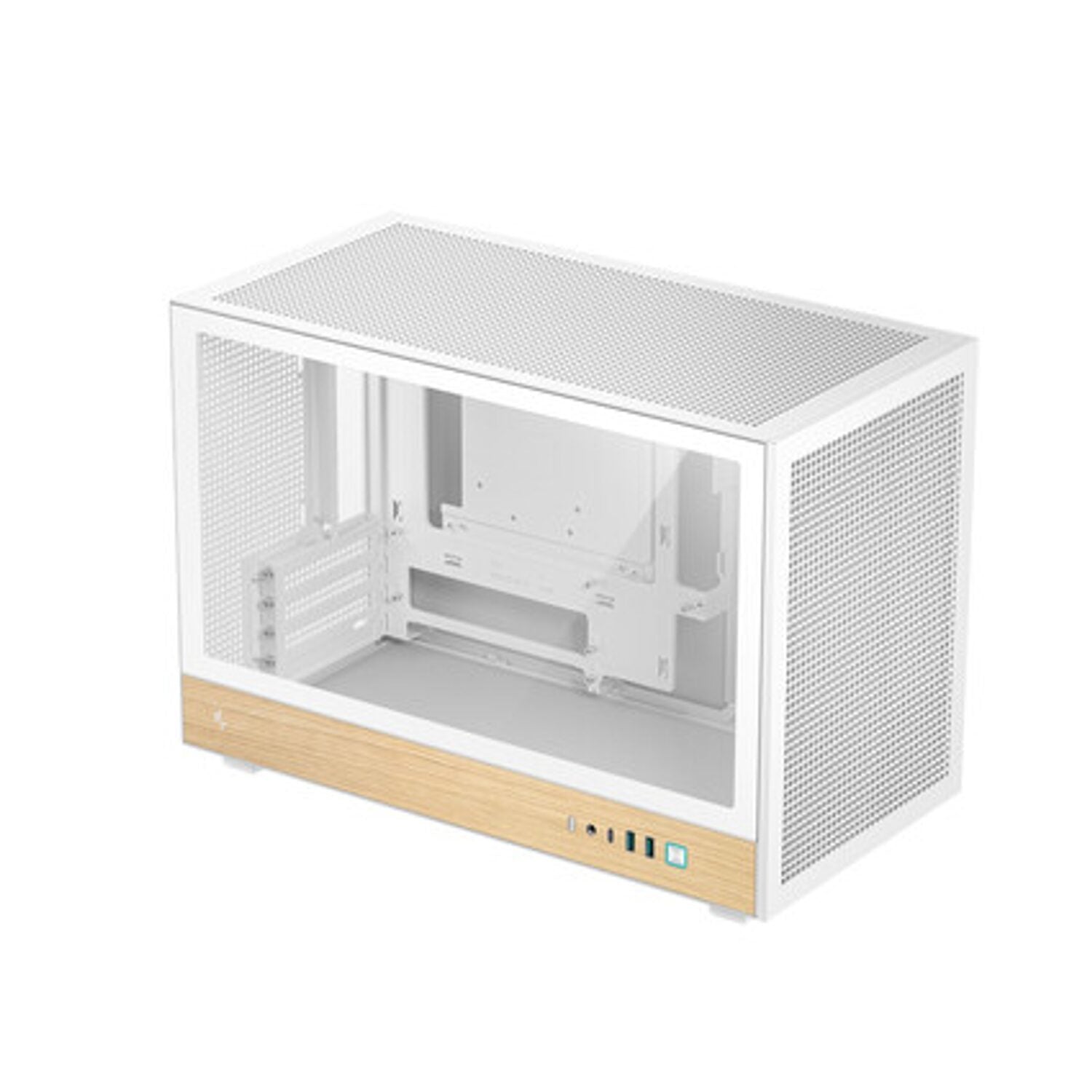 DeepCool CH260 Wood mATX Gaming Chassis White – image 3