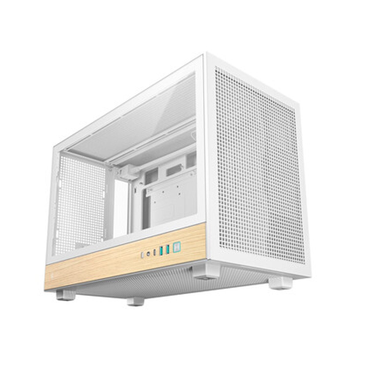 DeepCool CH260 Wood mATX Gaming Chassis White – image 5