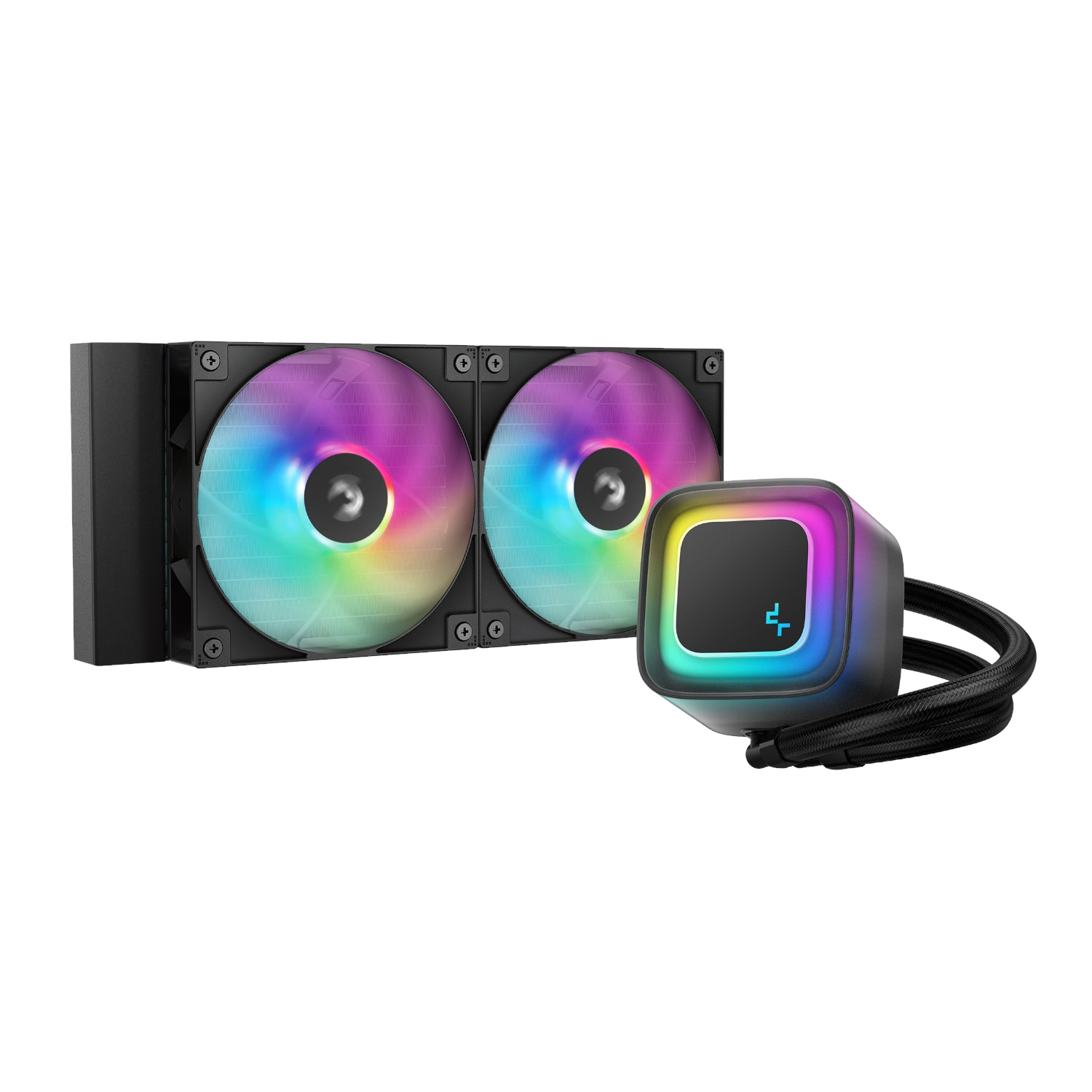 DeepCool LE240 V2 240mm ARGB AIO CPU Liquid Cooler - Black – image 2