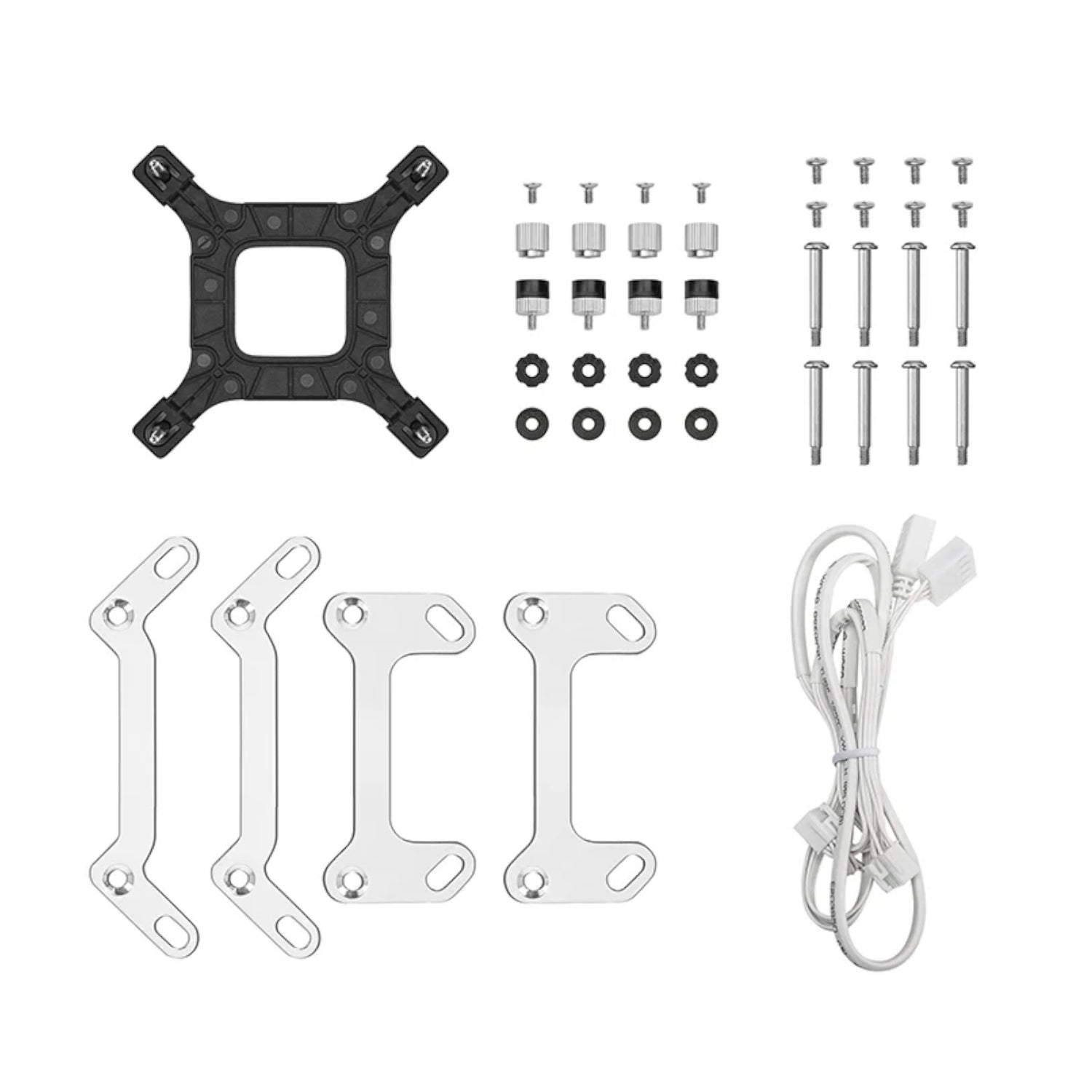 DeepCool LM240 ARGB 240mm AiO CPU Liquid Cooler - White – image 5