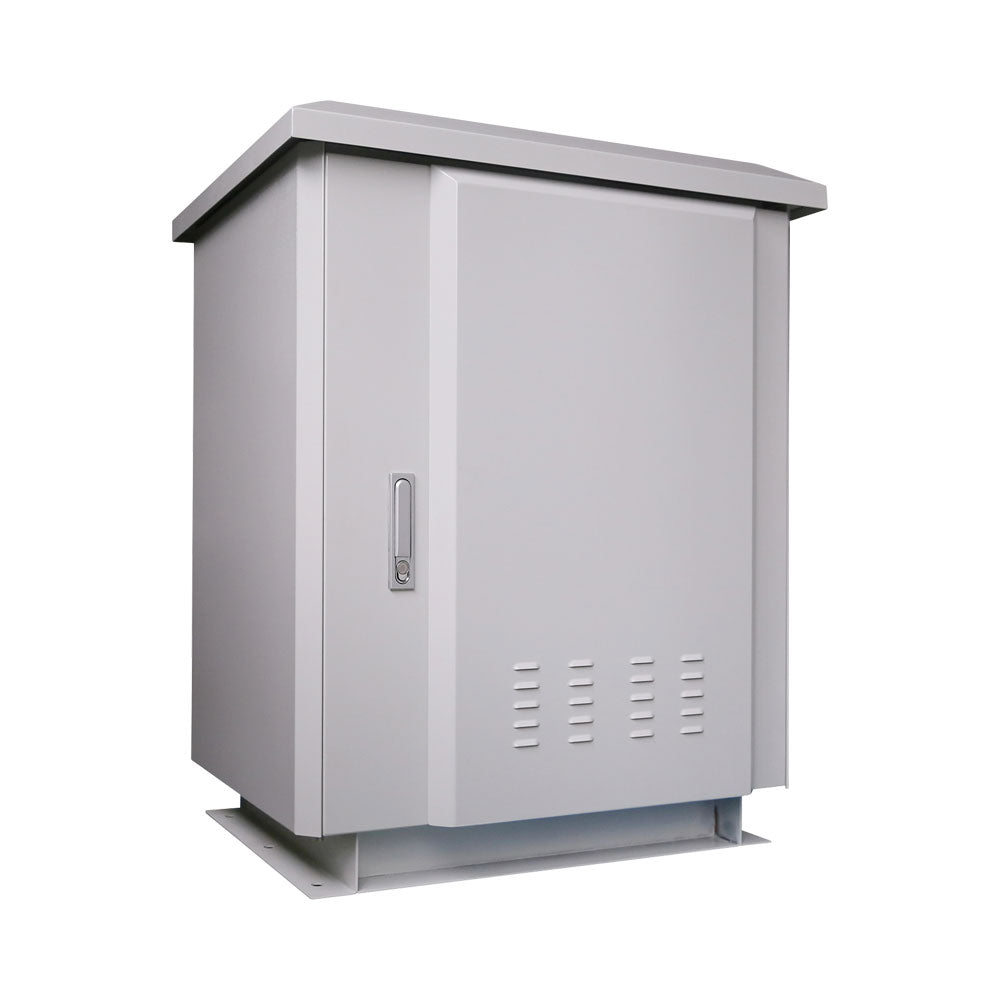 18U 800 X 600 OUTDOOR IP45 4 FANS - GREY