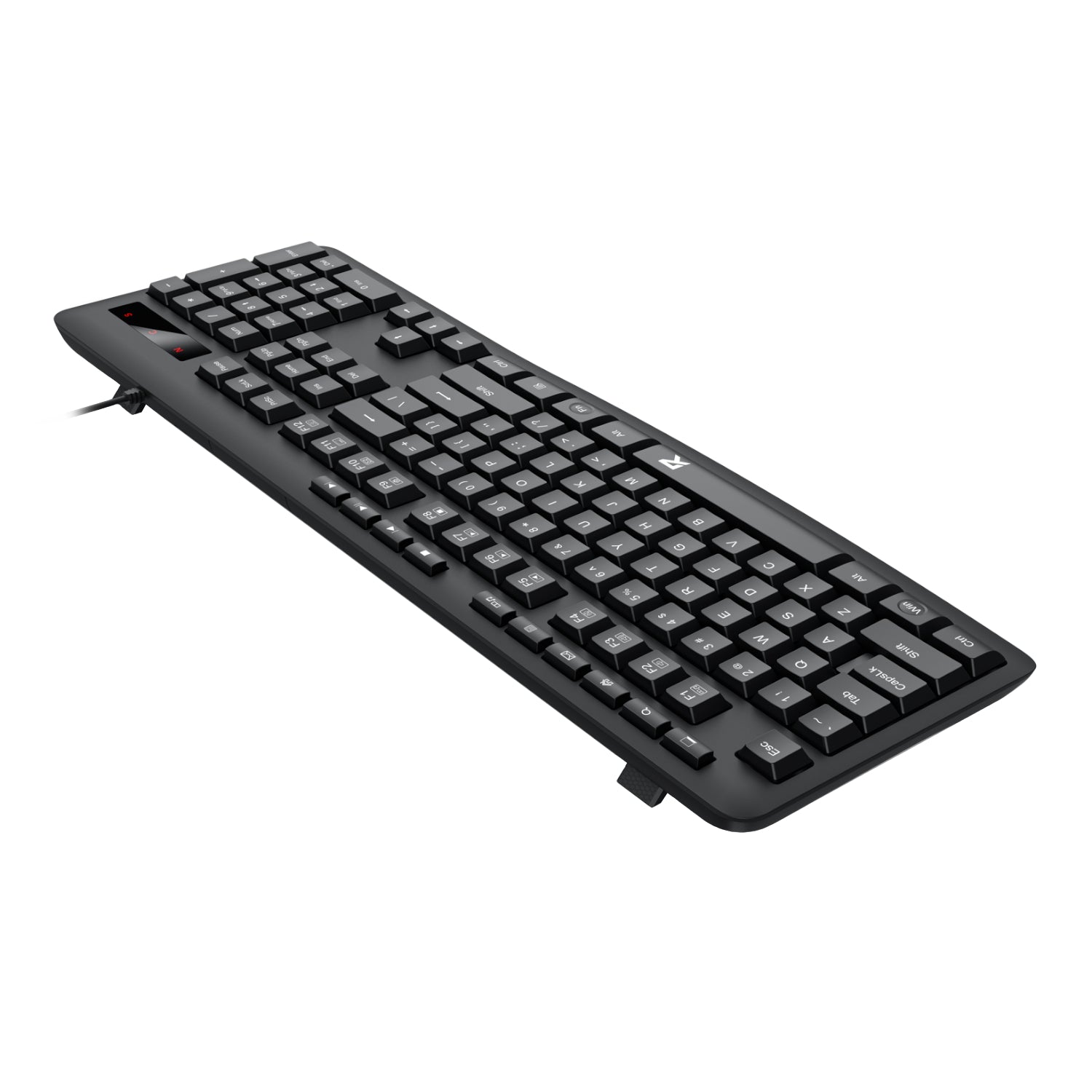 Redragon BK-7366 Full-size Ergonomic Wired Membrane Office Keyboard - Black – image 4