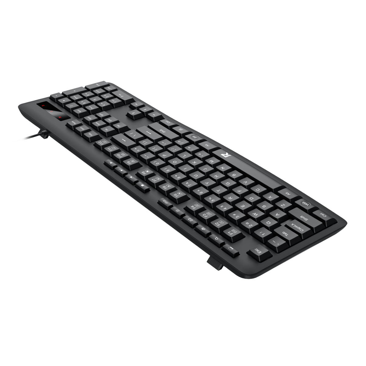 Redragon BK-7366 Full-size Ergonomic Wired Membrane Office Keyboard - Black – image 4
