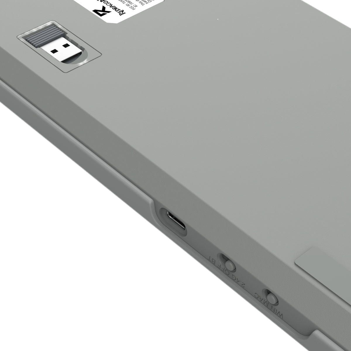 Redragon BK-7485 Wireless Office Keyboard - Grey – image 9