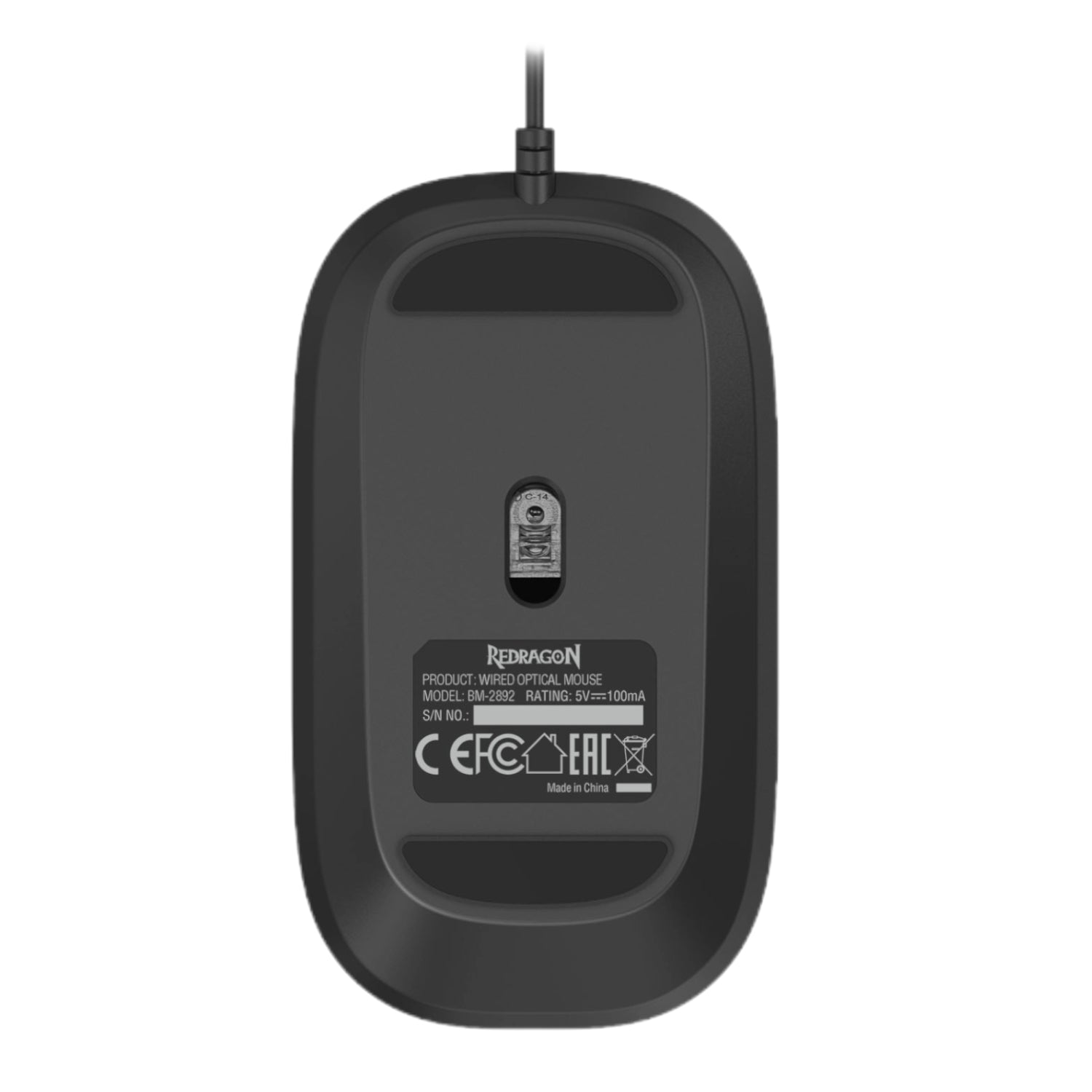 Redragon BM-2892 1200 DPI Wired Optical Mouse – Black - image 8