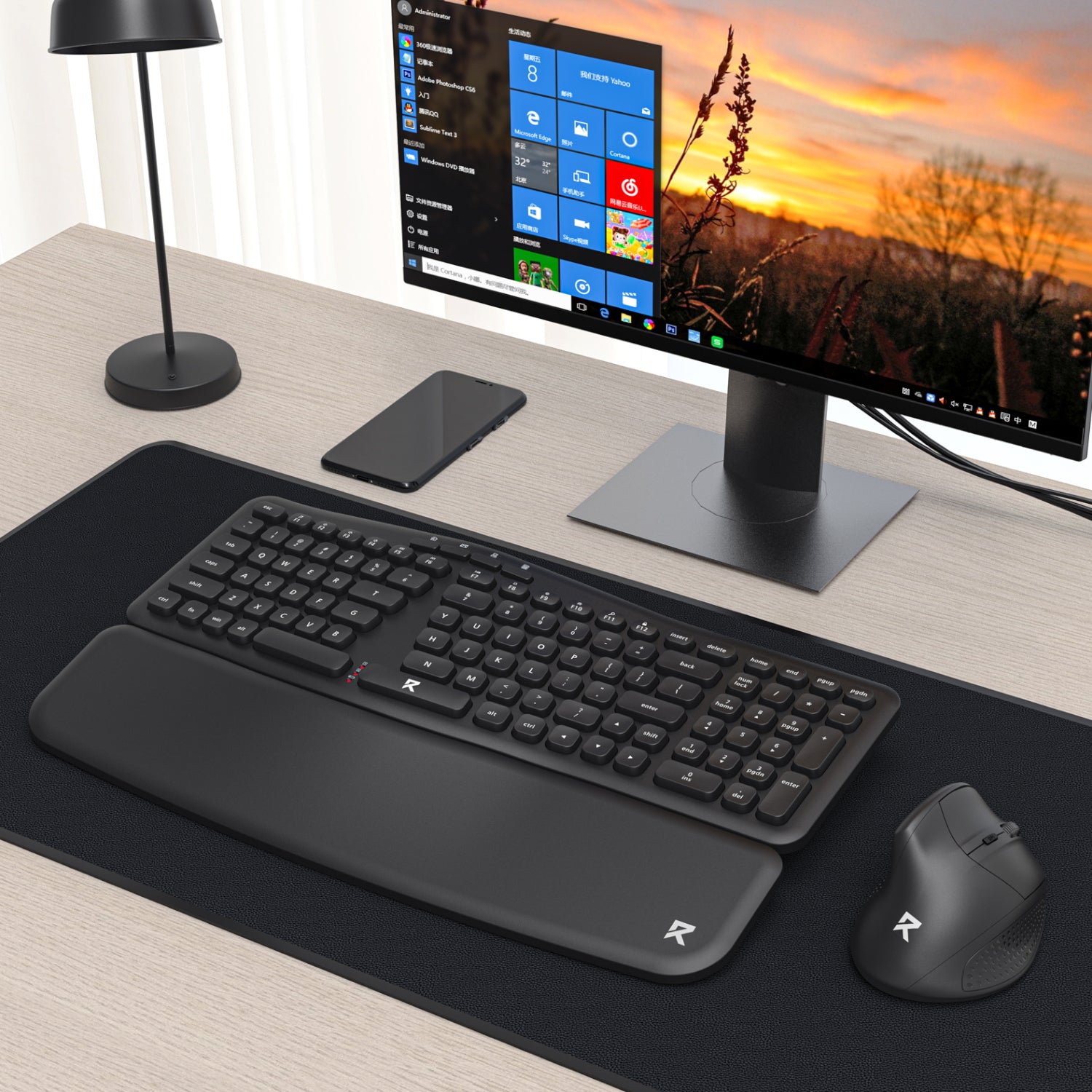 Redragon BS7161 2.4G Wireless Keyboard and Mouse Combo - Black – image 3