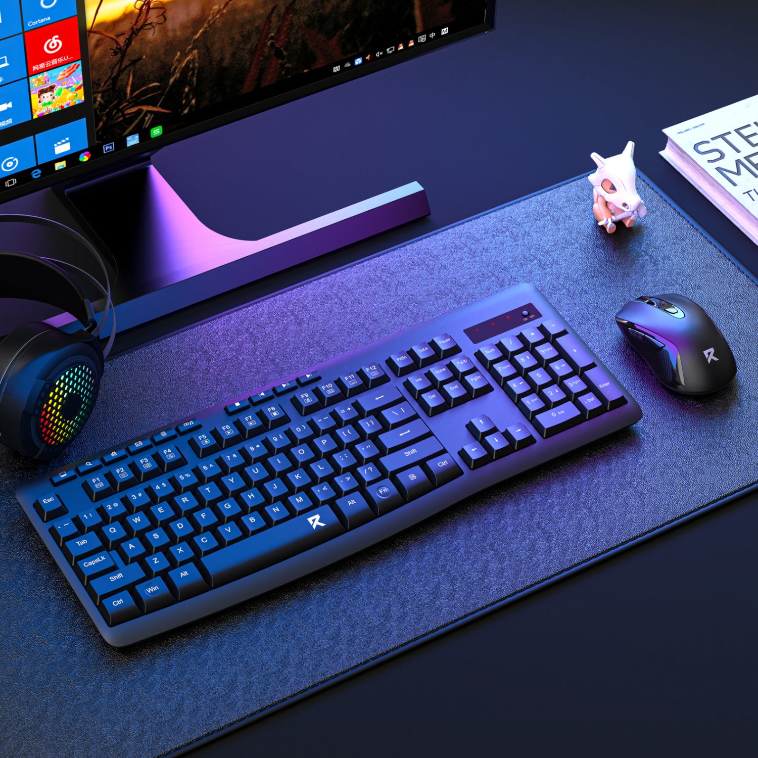 Redragon BS-7367-A Wireless Keyboard and Mouse Combo - Black – image 5