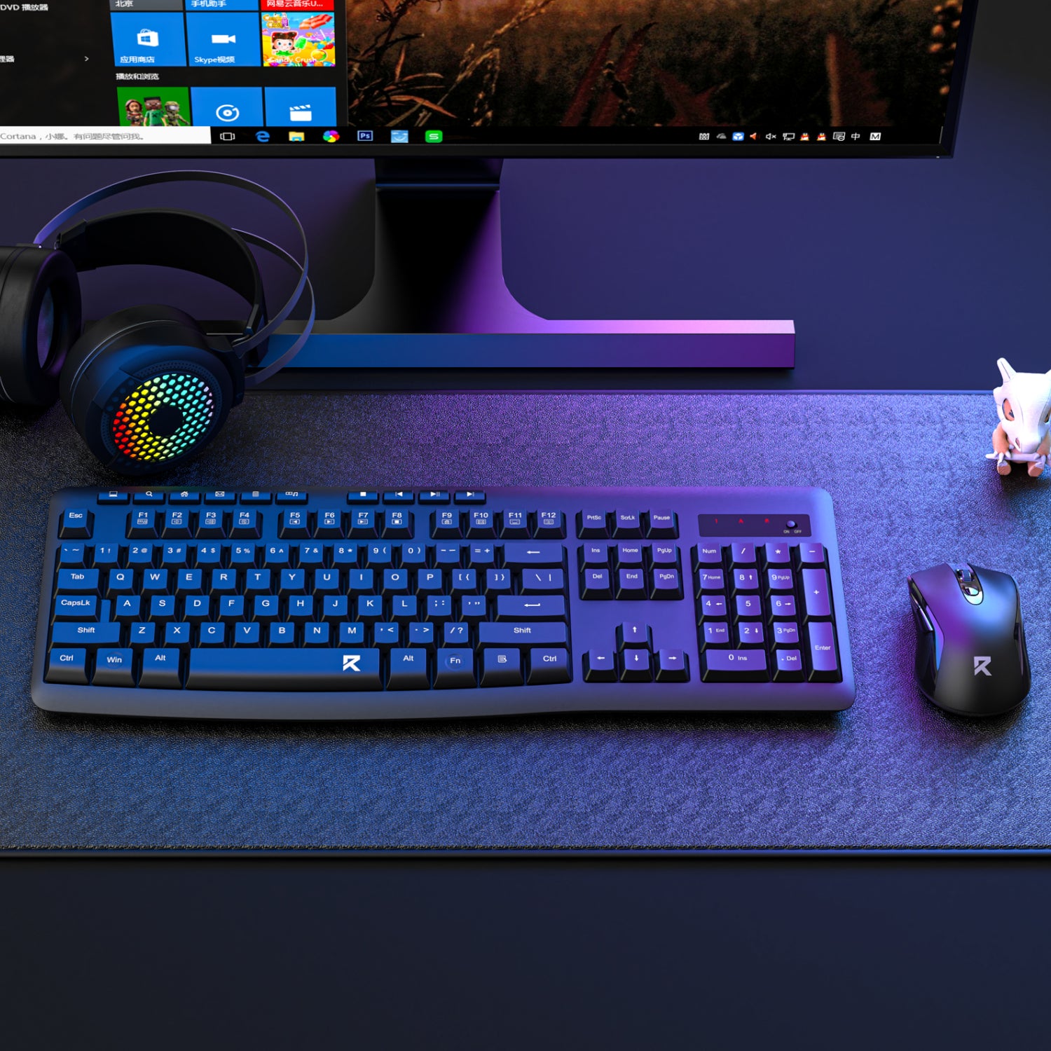 Redragon BS-7367-A Wireless Keyboard and Mouse Combo - Black – image 6