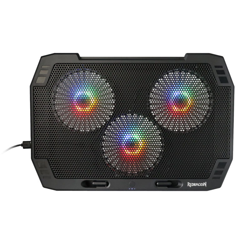 REDRAGON Dual USB 3 Fan RGB Gaming Notebook Stand – image 4
