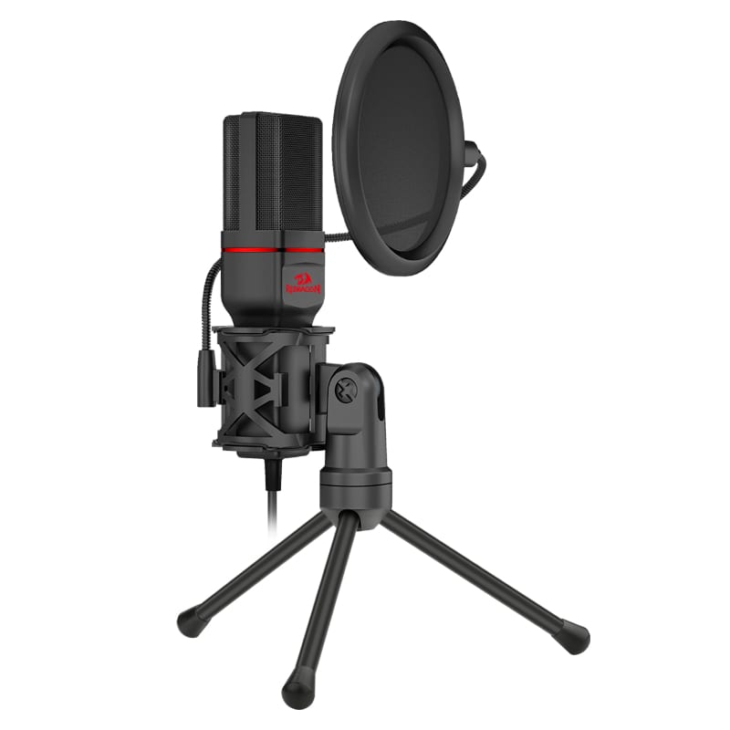 REDRAGON SEYFERT 3.5mm Aux Gaming Mic and Tripod - Black – image 3