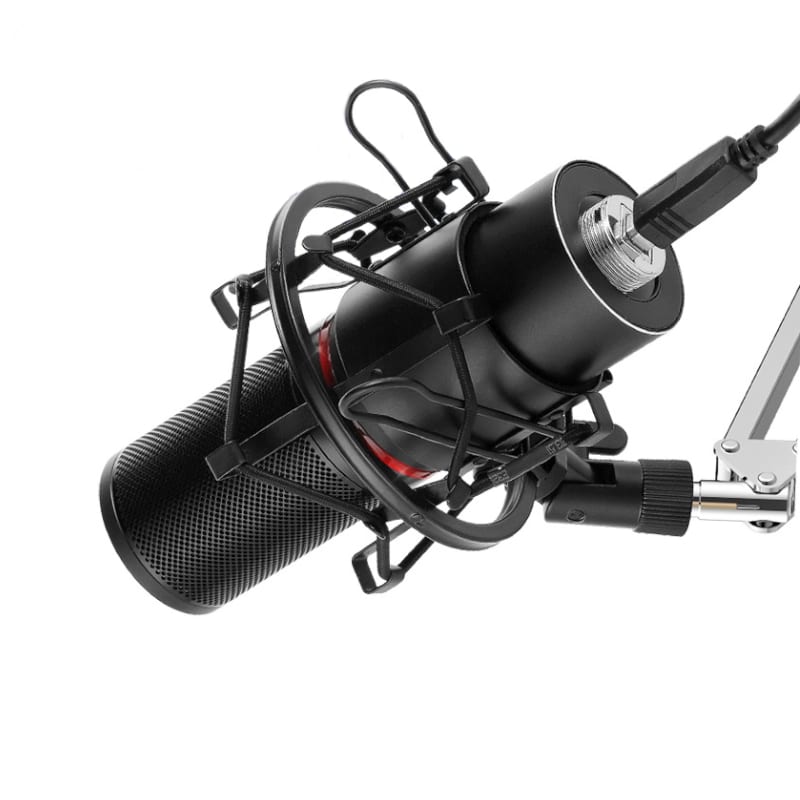 REDRAGON BLAZAR Cardioid USB Gaming Mic and Tripod - Black – image 3