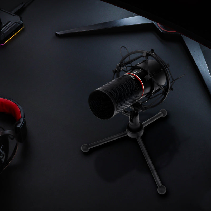REDRAGON BLAZAR Cardioid USB Gaming Mic and Tripod - Black – image 5