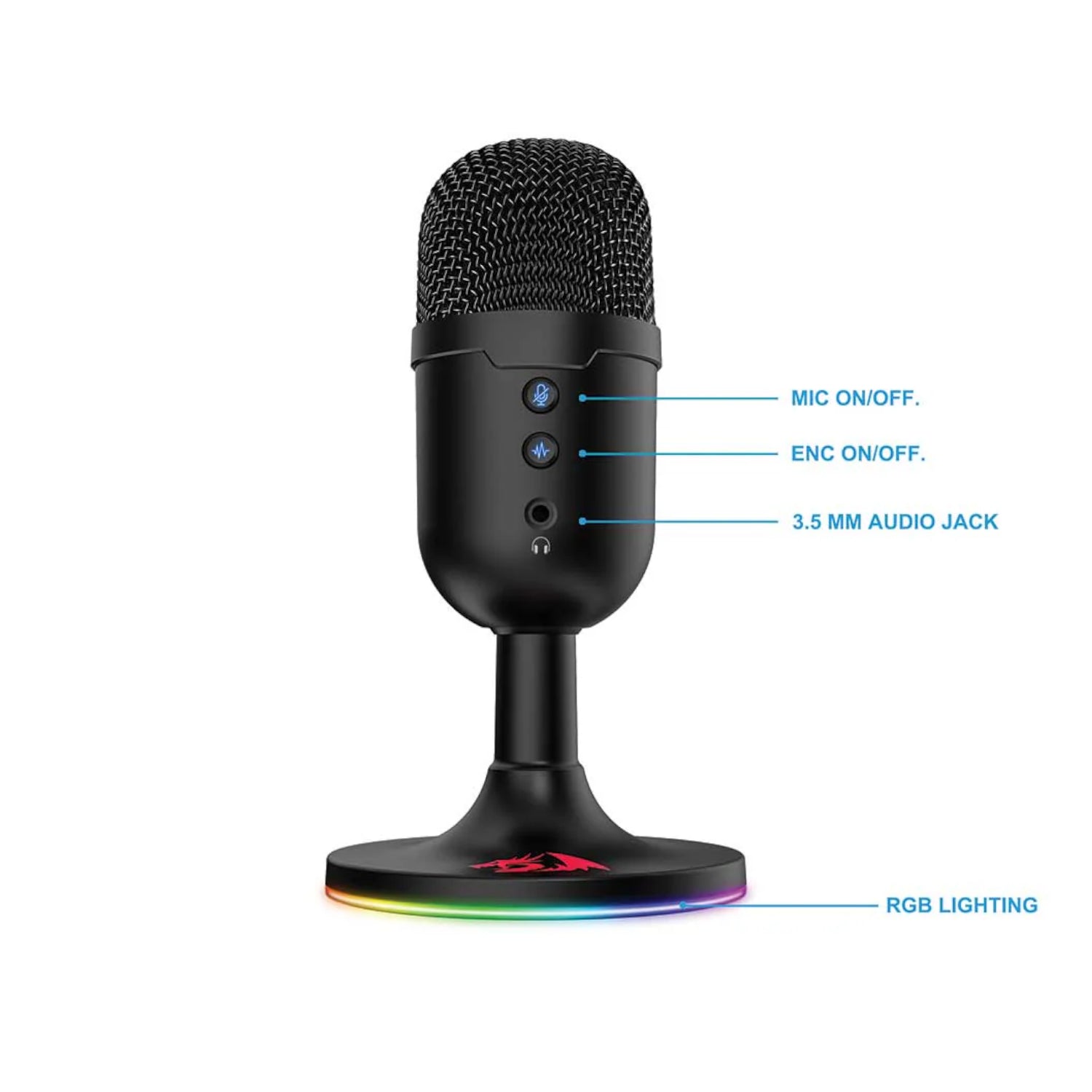 Redragon GM303 PULSAR Gaming Stream Microphone - Black – image 5