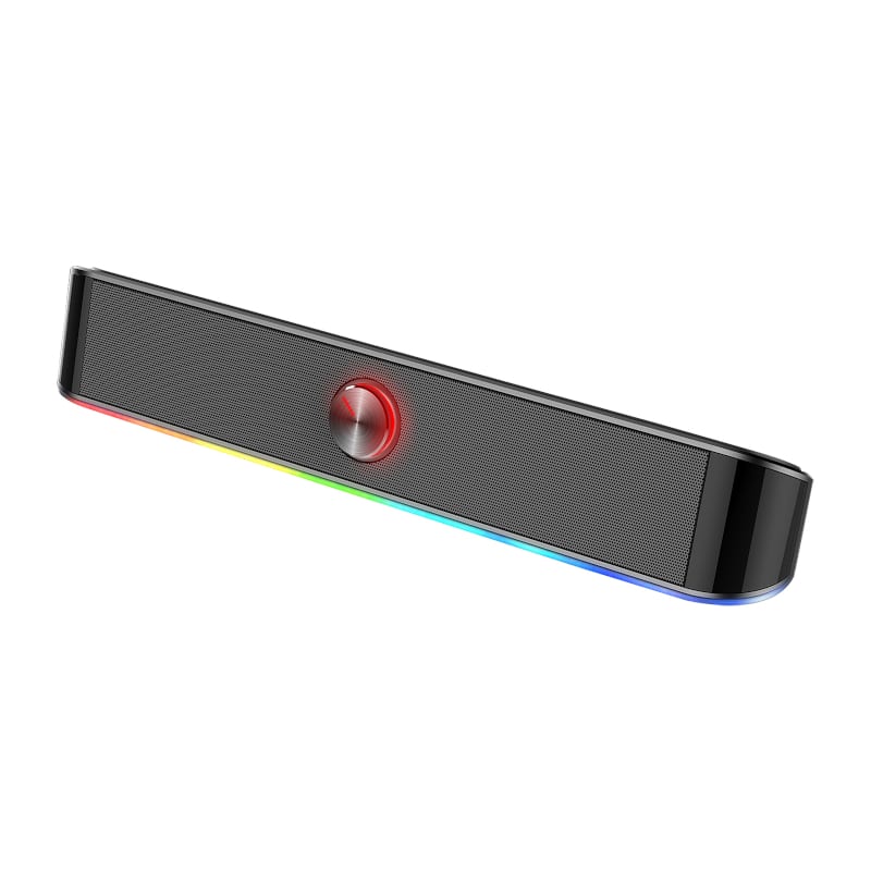 REDRAGON 2.0 Sound Bar ADIEMUS 2 x 3W RGB USB|Aux PC Gaming Speaker - Black – image 3
