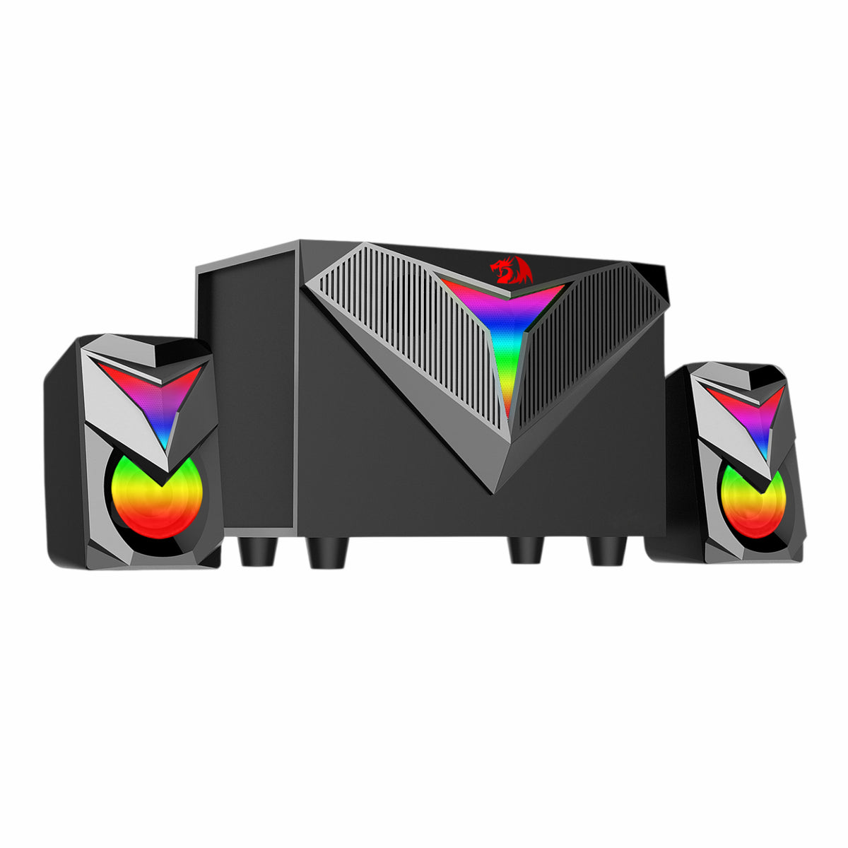 REDRAGON 2.1 Satellite Speaker TOCCATA RGB 11W Gaming Speaker - Black – image 4