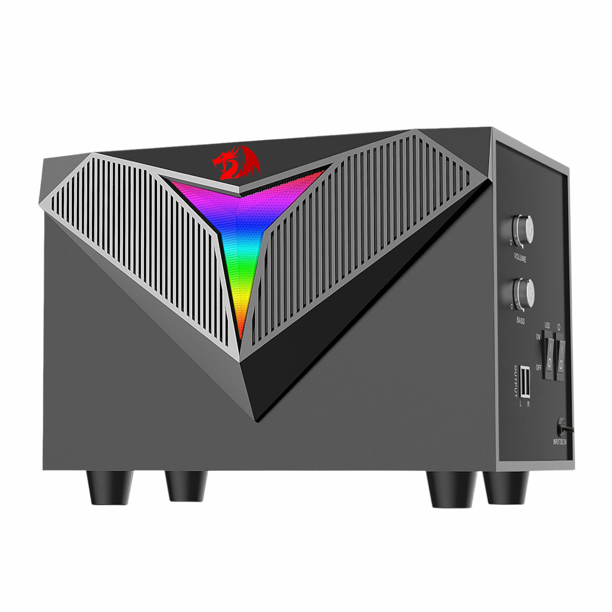 REDRAGON 2.1 Satellite Speaker TOCCATA RGB 11W Gaming Speaker - Black – image 5