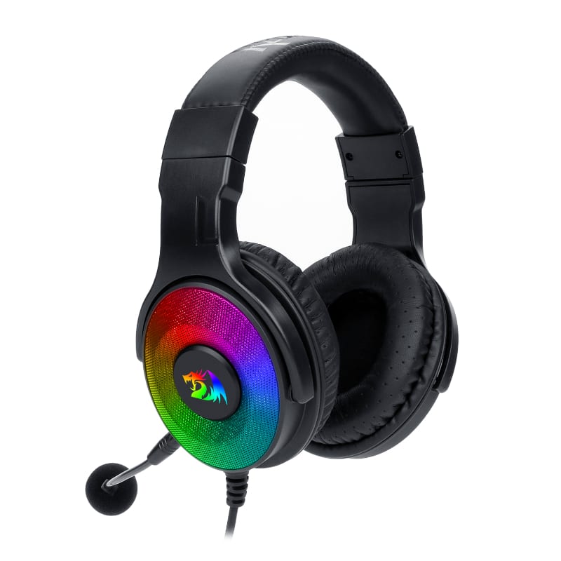 REDRAGON Over-Ear PANDORA USB (Power Only)|Aux (Mic and Headset) RGB Gaming Headset - Black – image 3