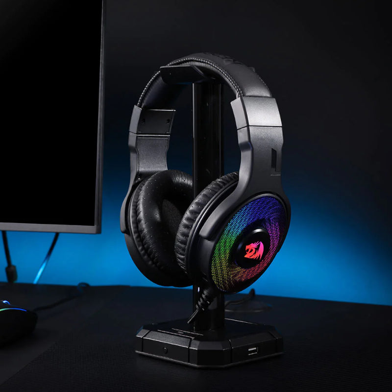 REDRAGON Over-Ear PANDORA USB (Power Only)|Aux (Mic and Headset) RGB Gaming Headset - Black – image 4