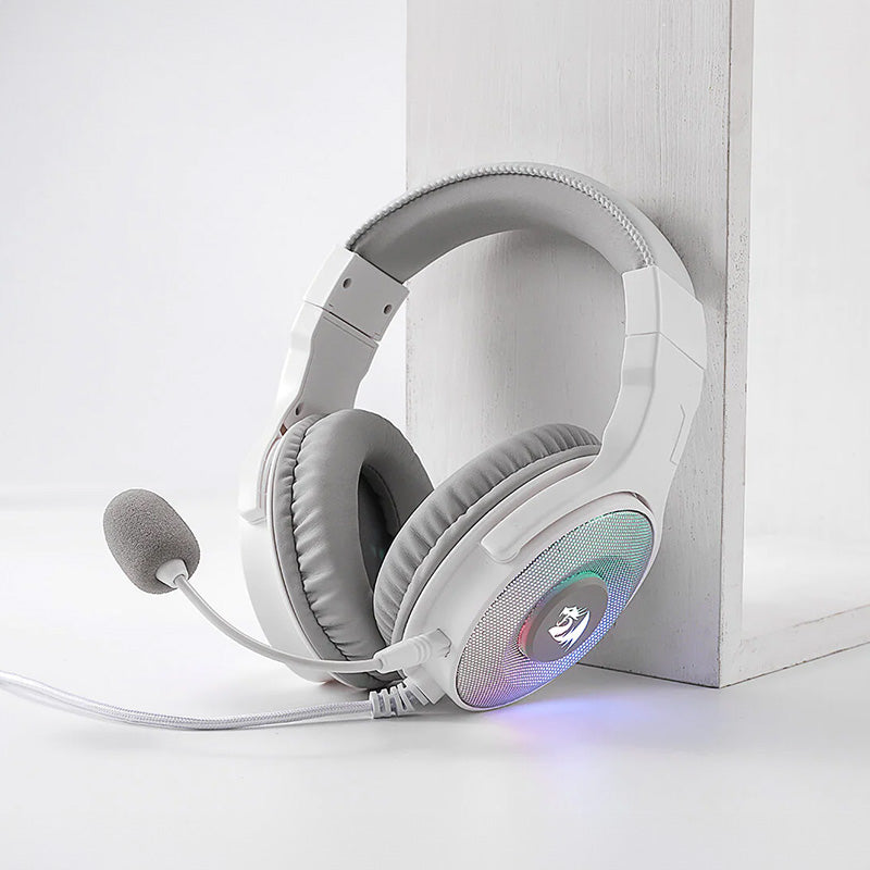 REDRAGON Over-Ear PANDORA USB (Power Only)|Aux (Mic and Headset) RGB Gaming Headset - White – image 6