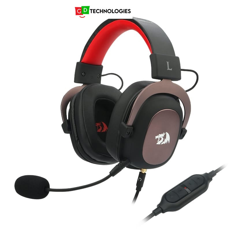 REDRAGON Over-Ear ZEUS 2 USB Gaming Headset – Black