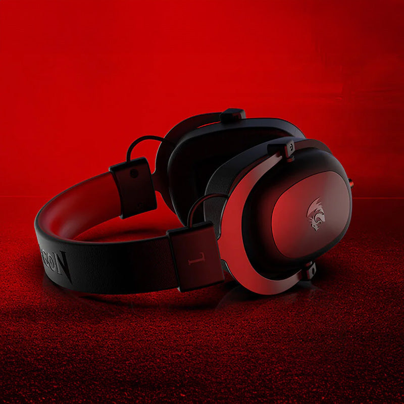 REDRAGON Over-Ear ZEUS 2 USB Gaming Headset - Black – image 6