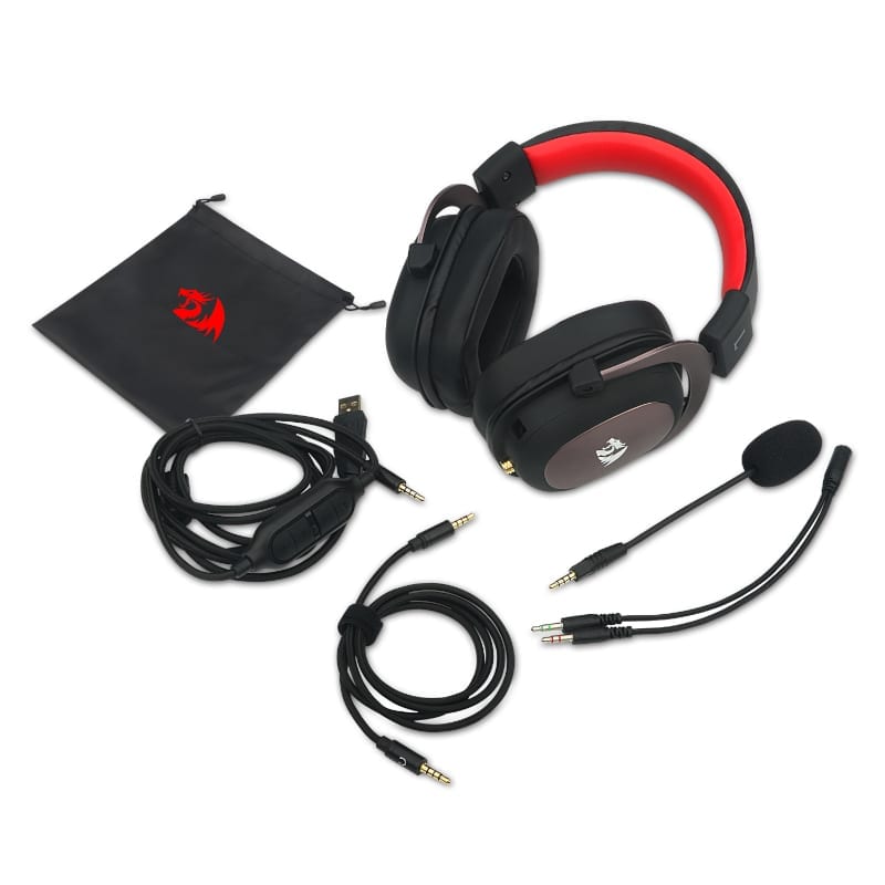 REDRAGON Over-Ear ZEUS 2 USB Gaming Headset - Black – image 5