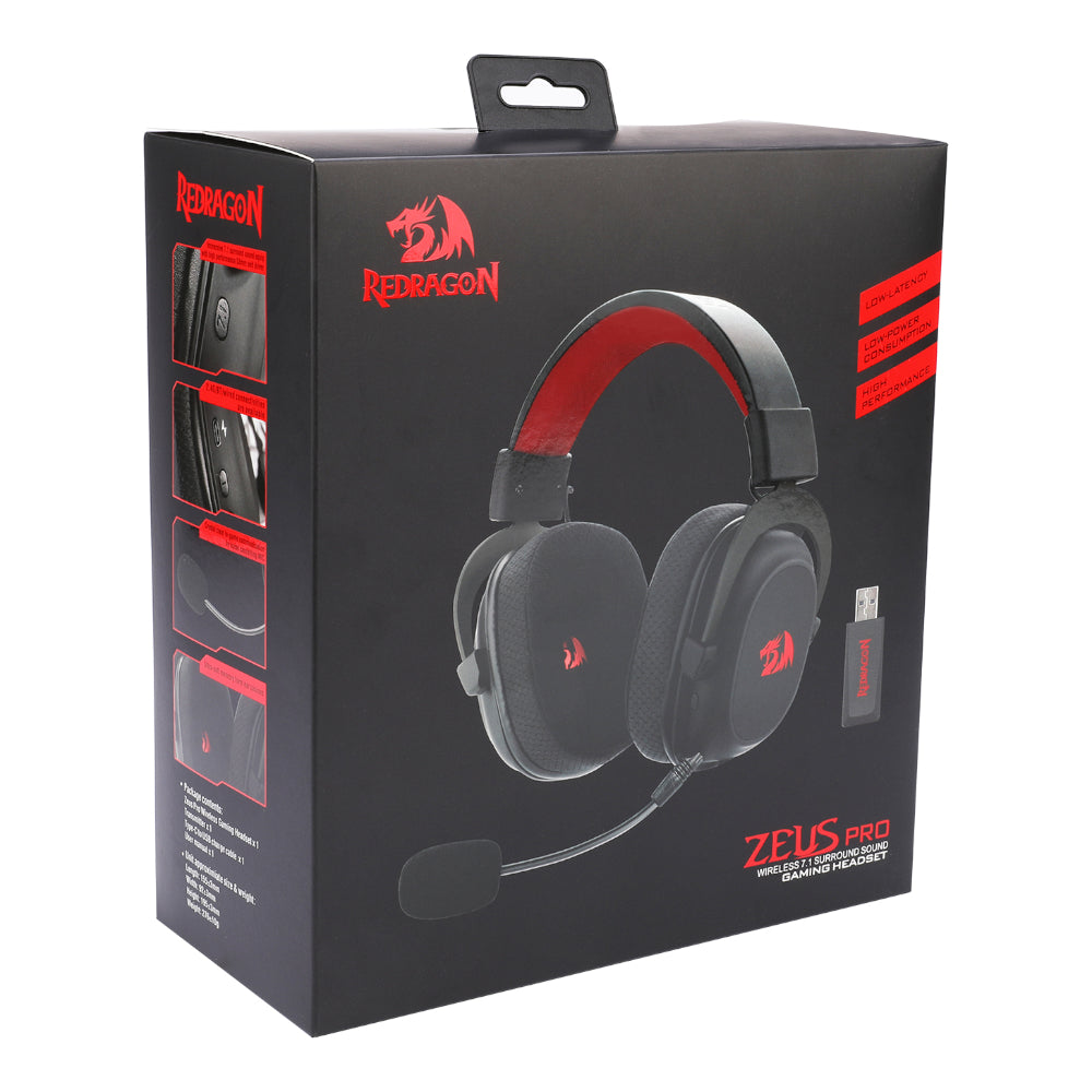 Redragon H510 ZEUS PRO 7.1 Surround Sound Wireless Gaming Headset – Black – image 7