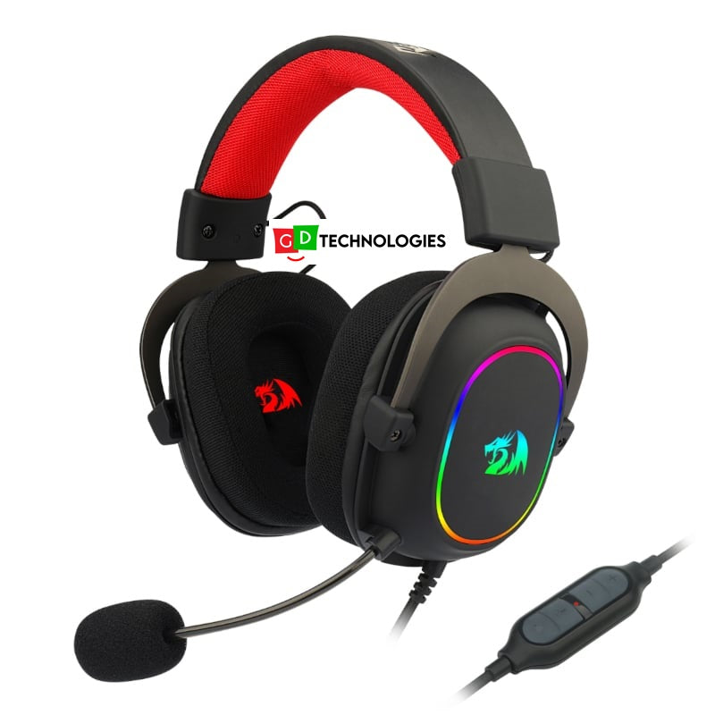 REDRAGON Over-Ear ZEUS-X USB RGB Gaming Headset – Black