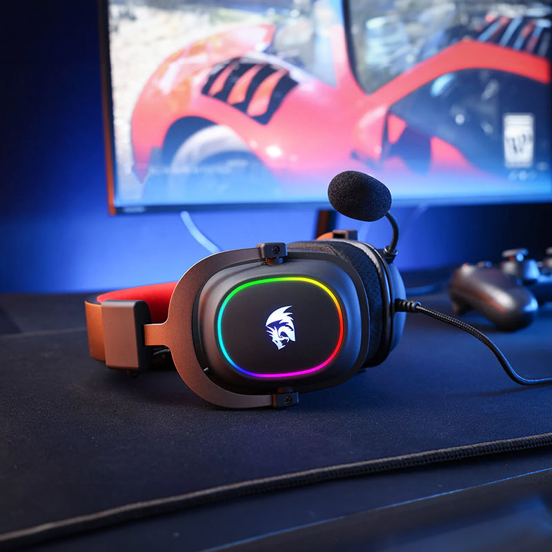 REDRAGON Over-Ear ZEUS-X USB RGB Gaming Headset - Black – image 8