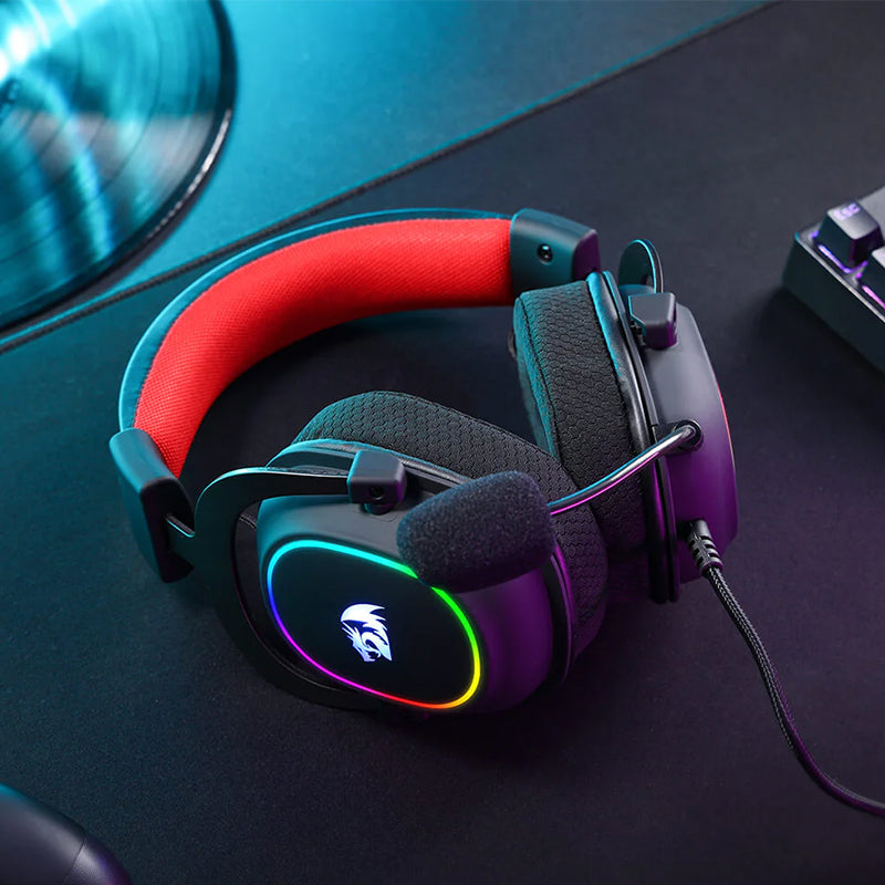REDRAGON Over-Ear ZEUS-X USB RGB Gaming Headset - Black – image 9
