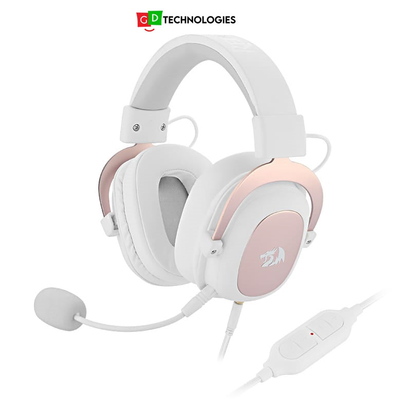 REDRAGON Over-Ear ZEUS 2 USB Gaming Headset – White