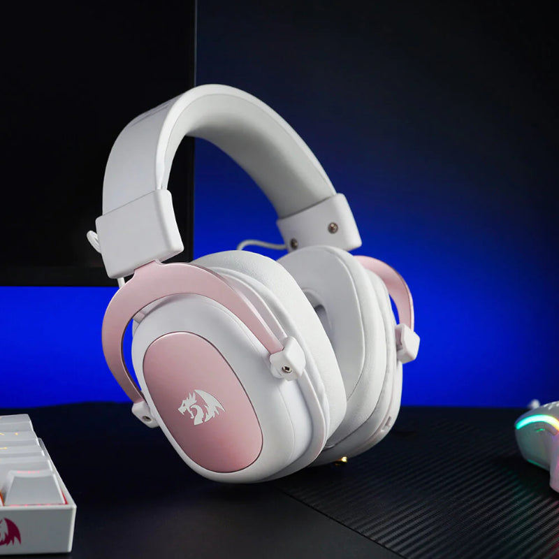 REDRAGON Over-Ear ZEUS 2 USB Gaming Headset - White – image 7