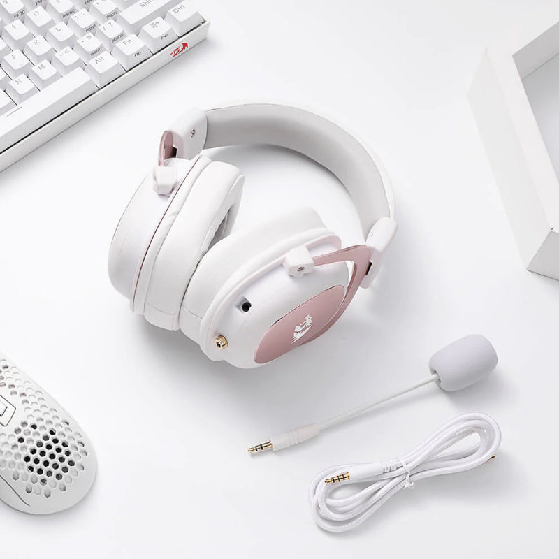 REDRAGON Over-Ear ZEUS 2 USB Gaming Headset - White – image 8