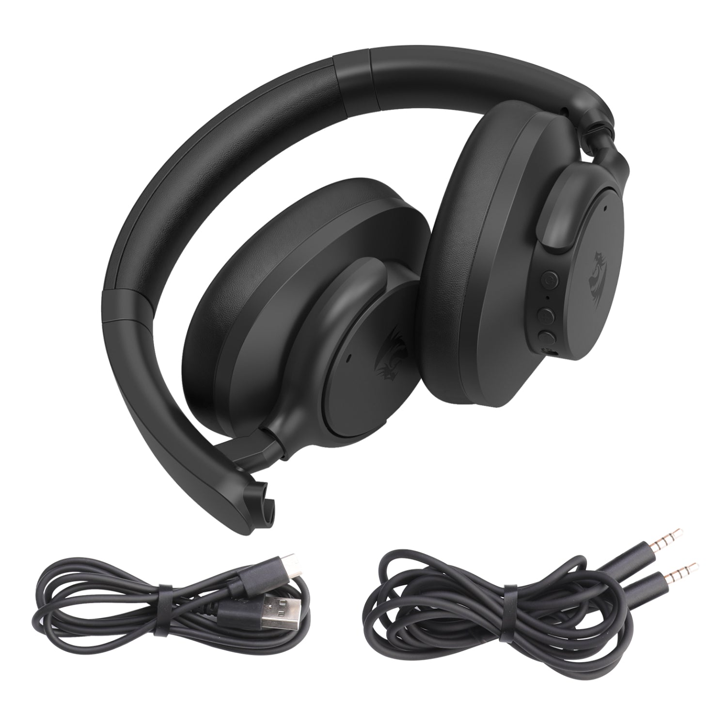 Redragon H610 VIBECORE ANC Bluetooth Wireless Over-ear Headphones - Black – image 7